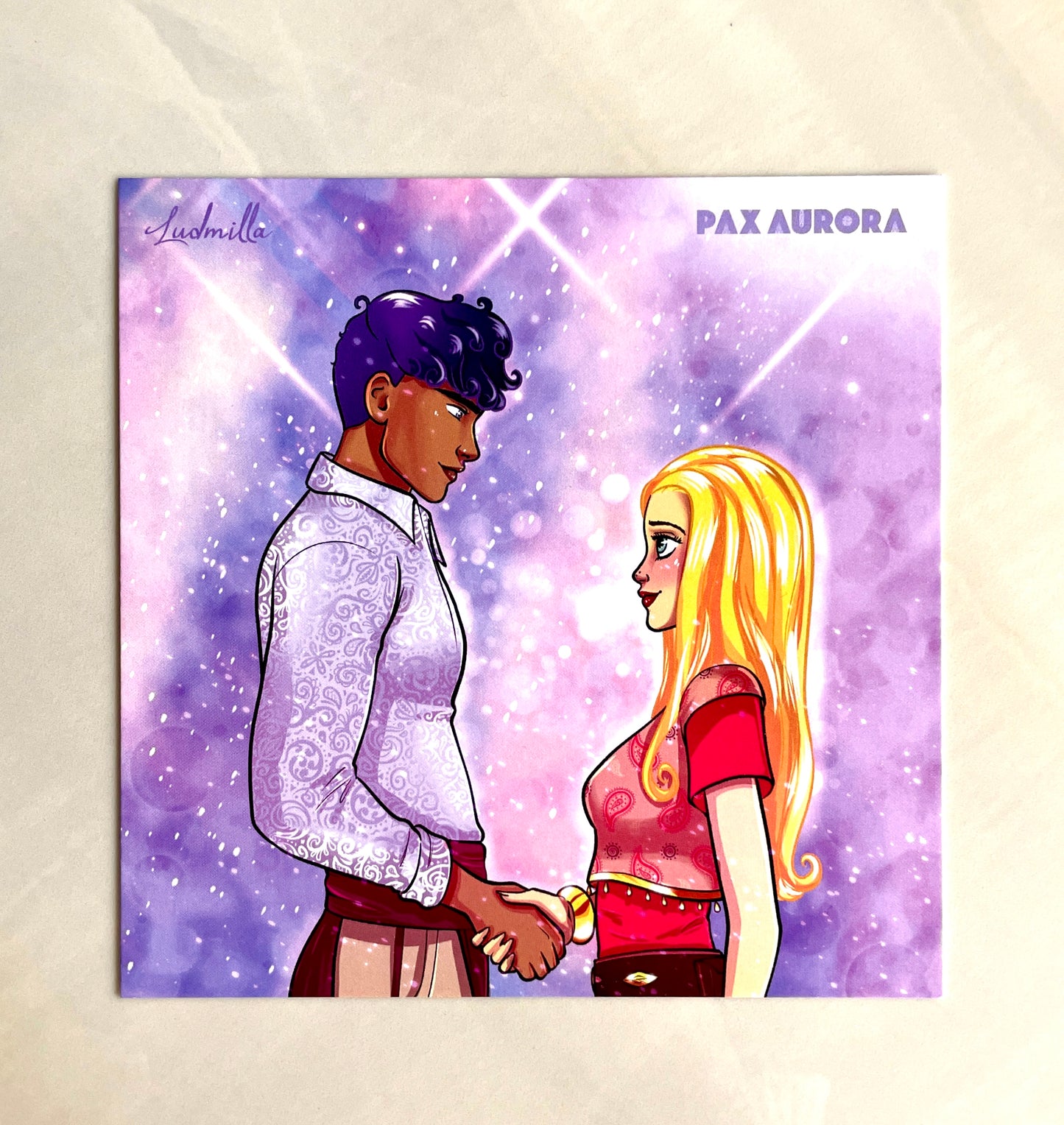 Print 'Lila et Jules' - IMPRESSION CARTE PREMIUM