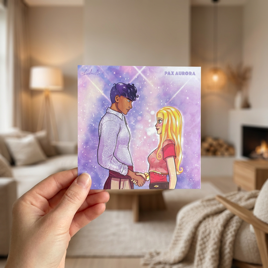 Print 'Lila et Jules' - IMPRESSION CARTE PREMIUM