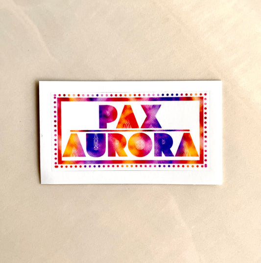 Sticker PAX AURORA - 70x35mm