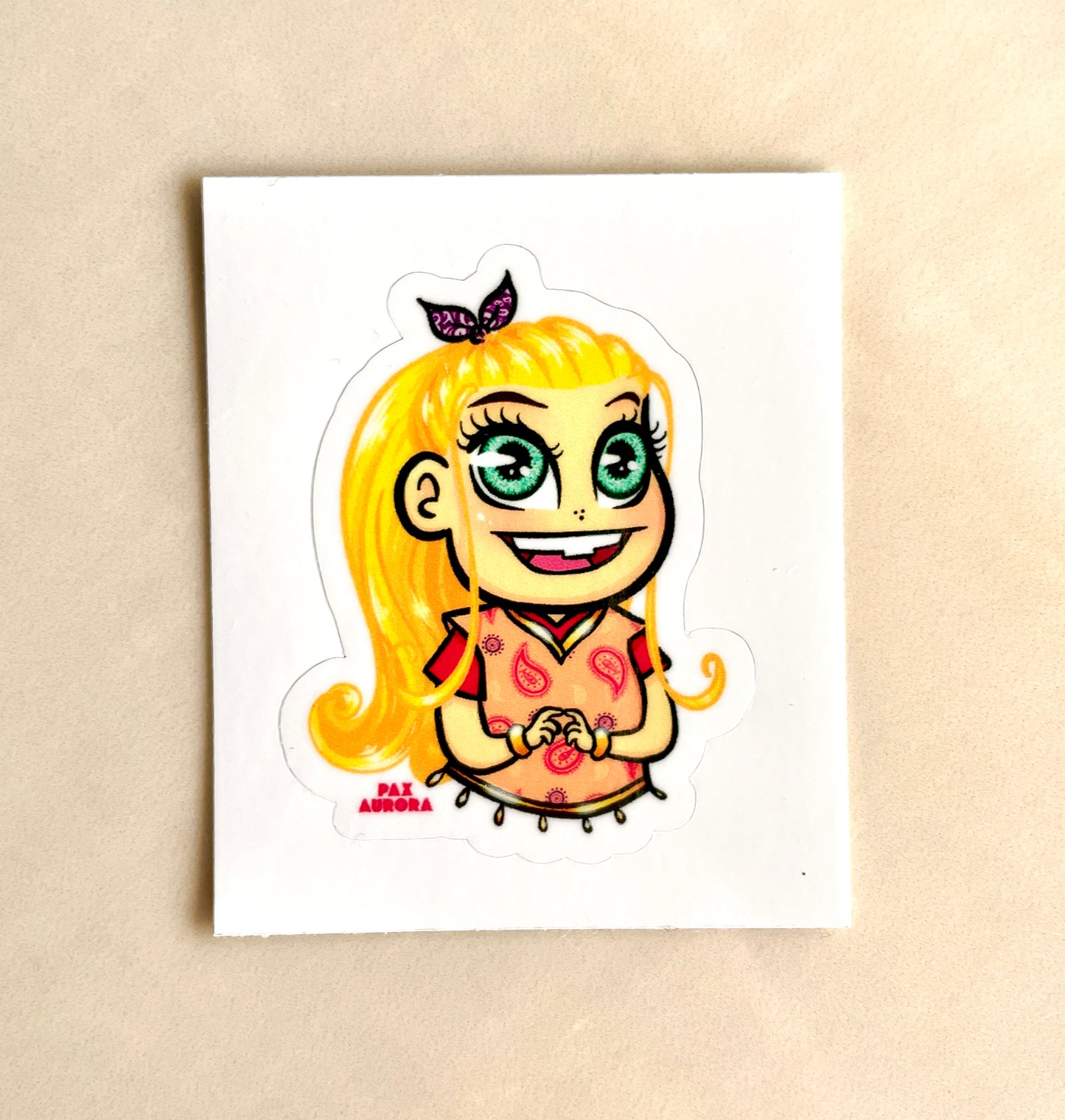 Sticker Lila - 50x38mm