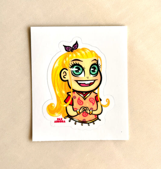 Sticker Lila - 50x38mm