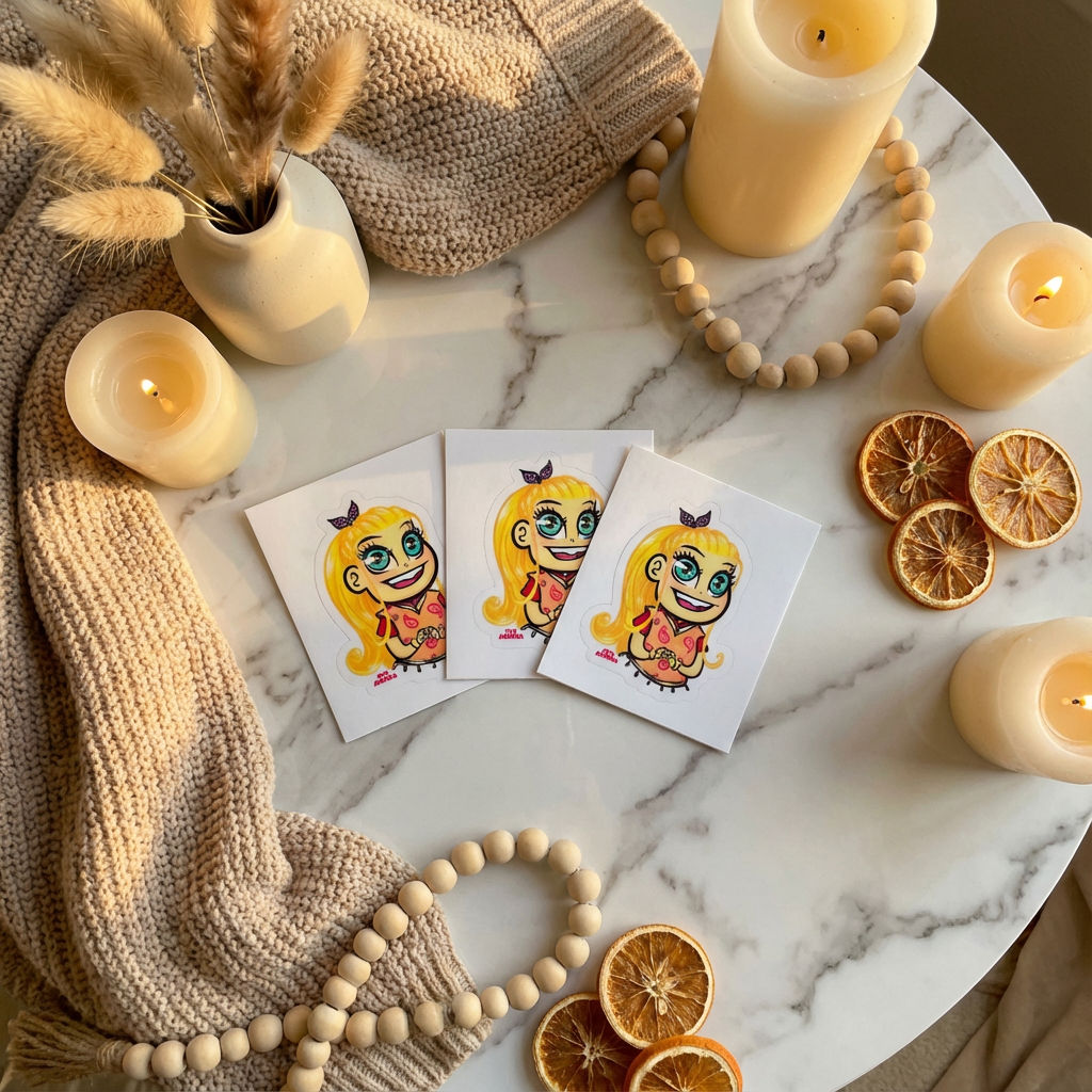 Sticker Lila - 50x38mm