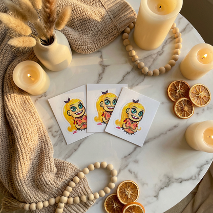 Sticker Lila - 50x38mm