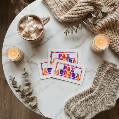 Sticker PAX AURORA - 70x35mm