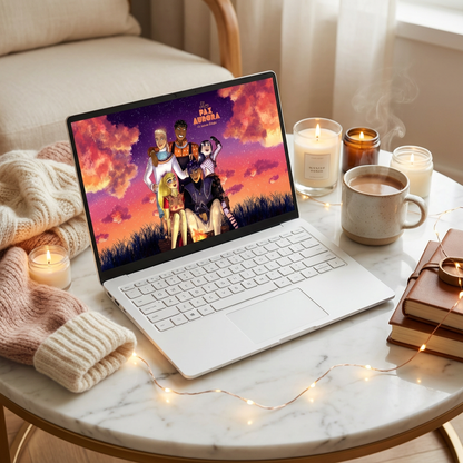 Fond d’écran PAX AURORA – Ordinateur & Téléphone