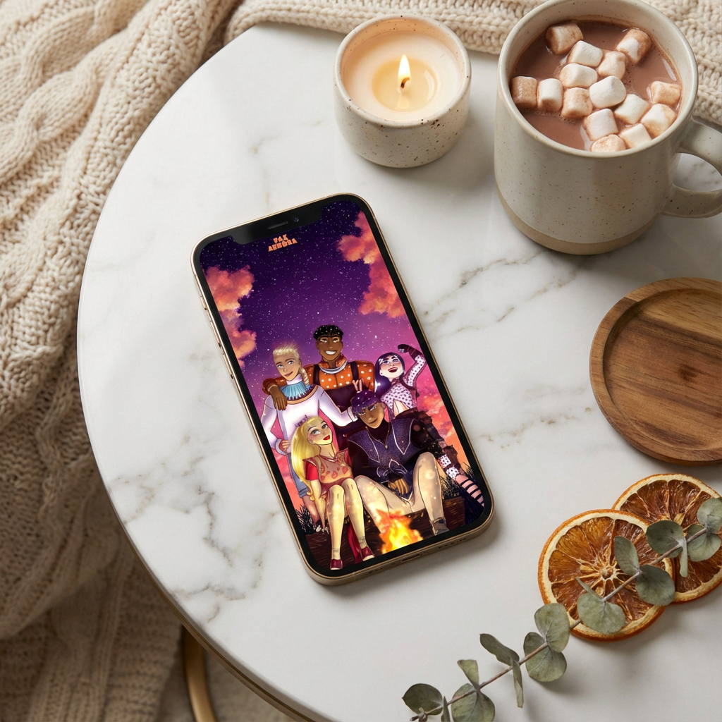 Fond d’écran PAX AURORA – Ordinateur & Téléphone