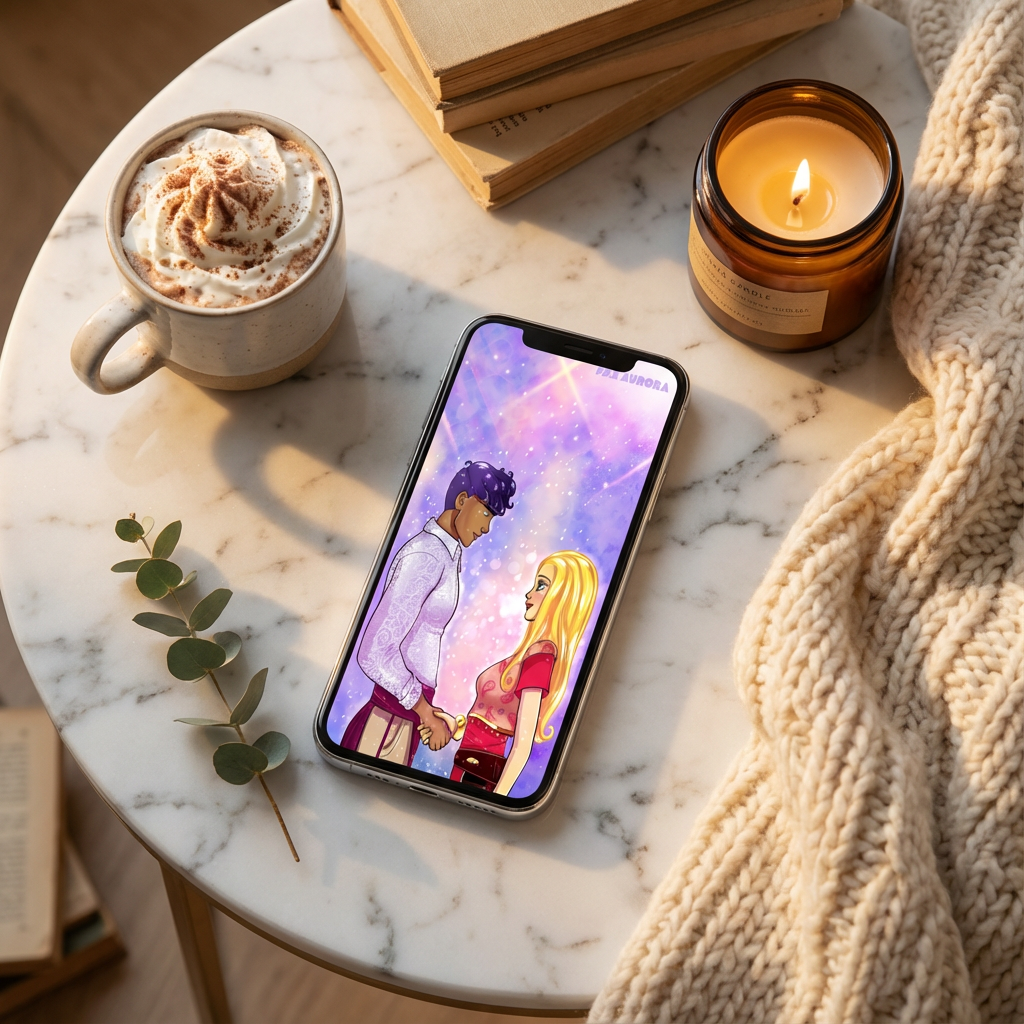 Fond d’écran “Lila & Jules – La rencontre” – Ordinateur & Téléphone