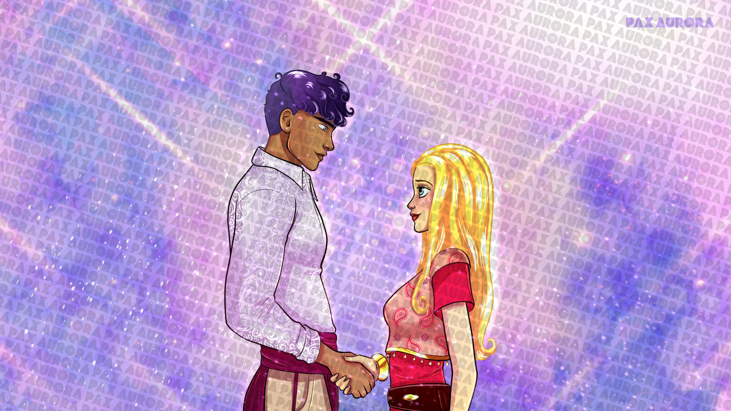 Fond d’écran “Lila & Jules – La rencontre” – Ordinateur & Téléphone