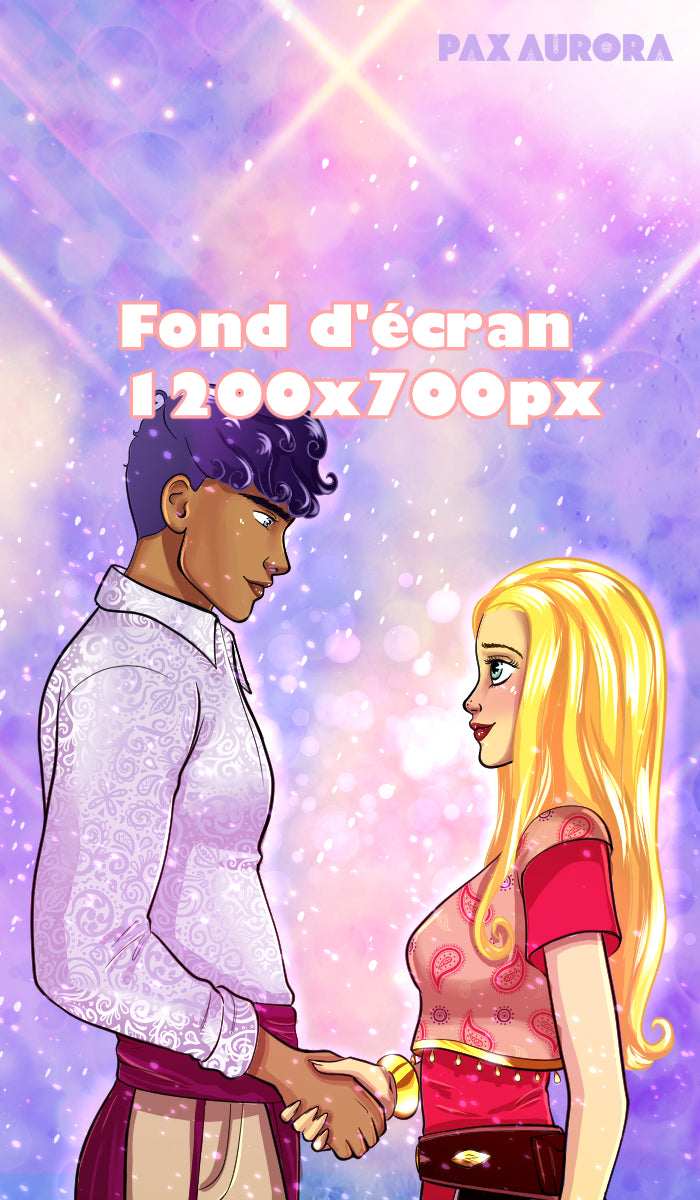 Fond d’écran “Lila & Jules – La rencontre” – Ordinateur & Téléphone